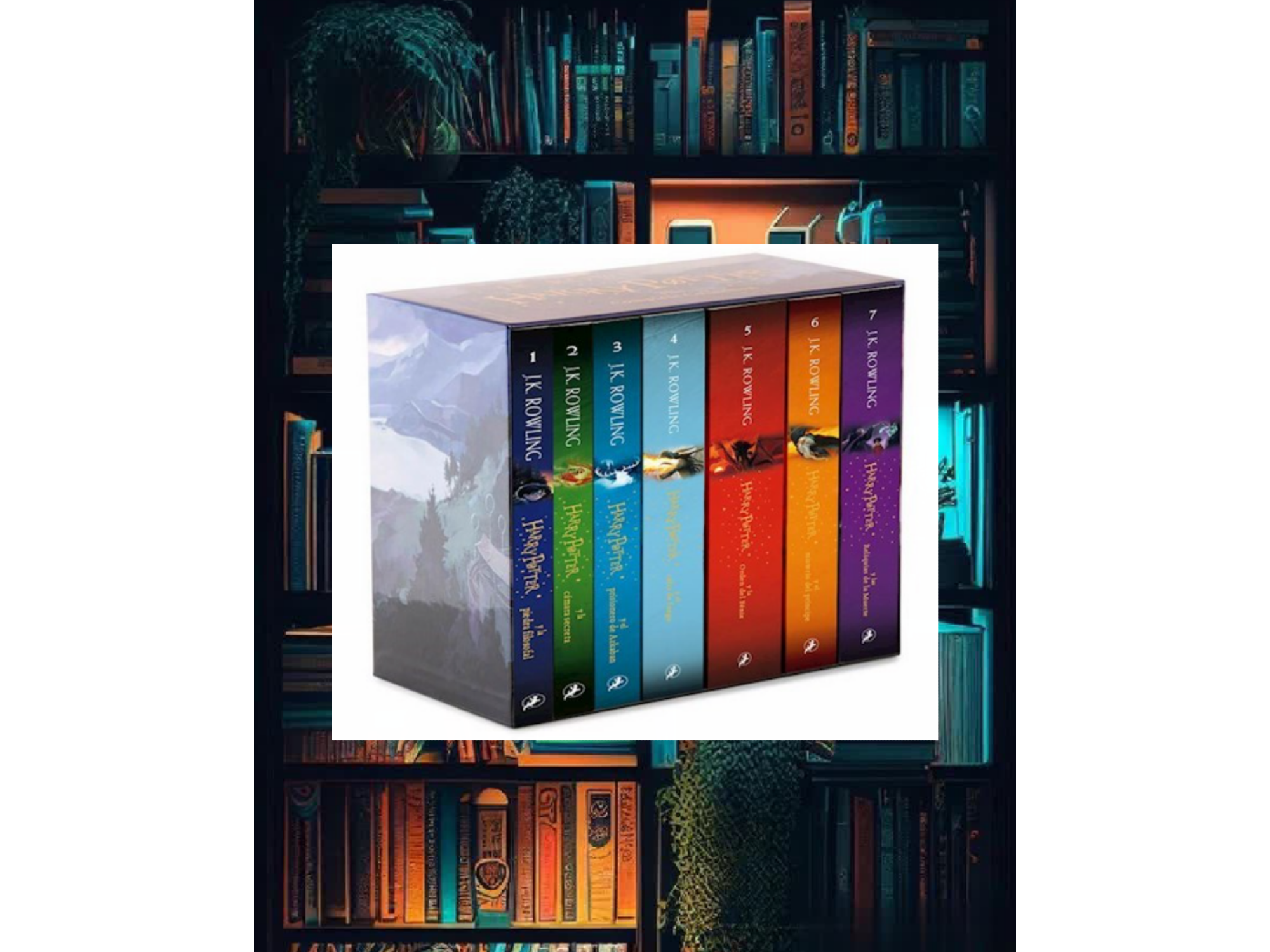 Harry Potter pack (caja+7libros)