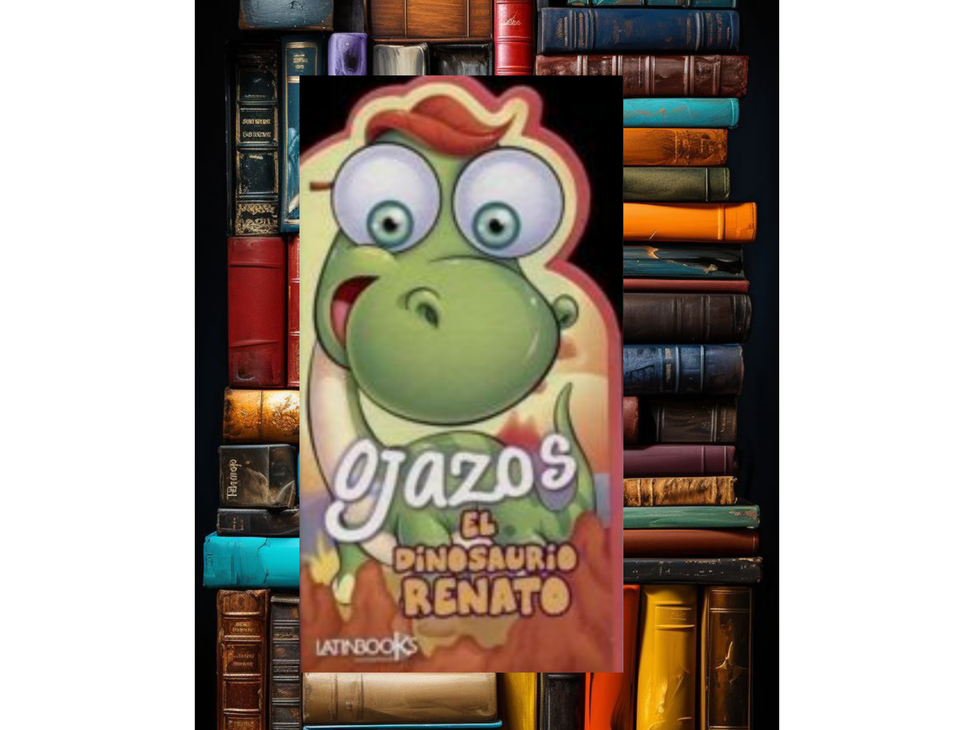 Ojazos el dinosaurio Renato (libro de goma Eva)