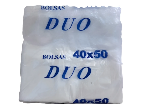 BOLSA CAMISETA DUO 40X50 REFORZADA (x75)