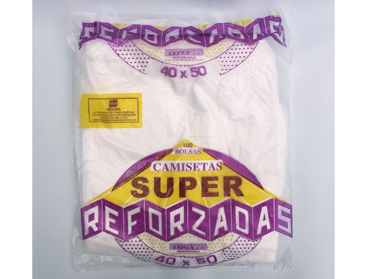 BOLSA CAMISETA 40X50 SUPER REF (x100)