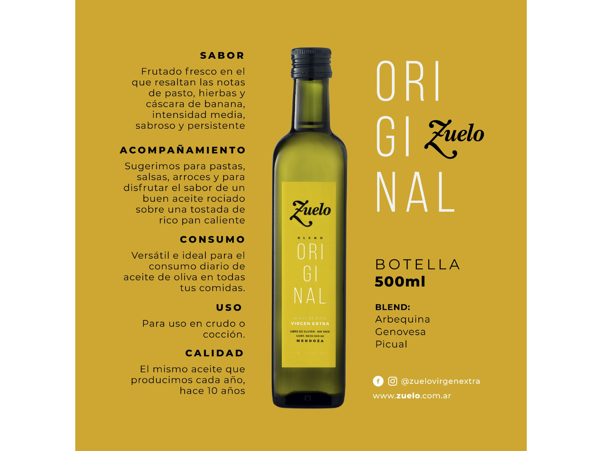 ZUELO ACEITE X 500ML ORIGINAL