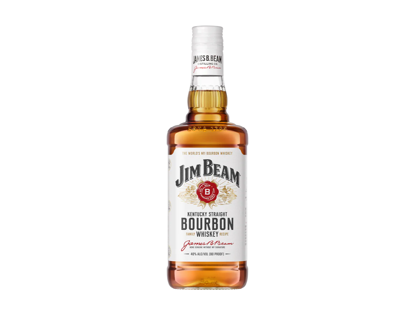 JIM BEAN WHITE X750ML