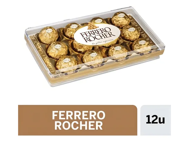 FERRERO ROCHER X 12 UNIDADES