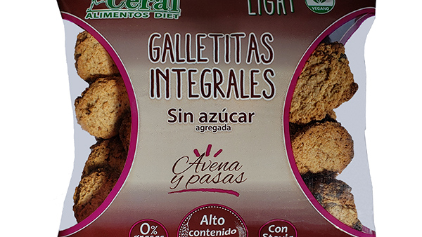 GALLETAS CERAL INTEGRALES SIN AZÚCAR