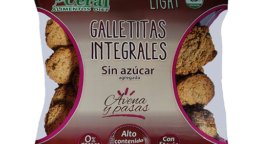 GALLETAS CERAL INTEGRALES SIN AZÚCAR