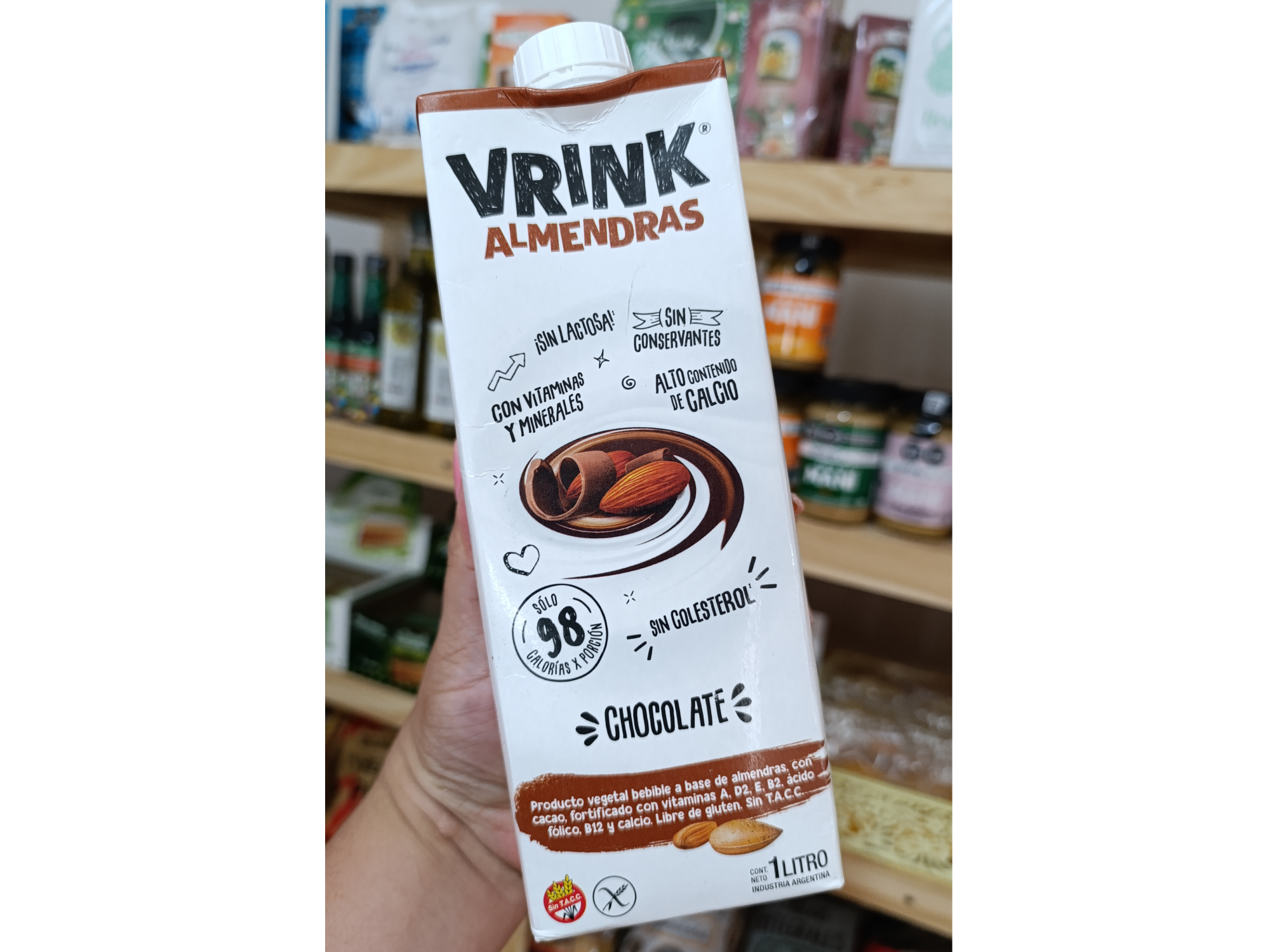 LECHE DE ALMENDRAS VRINK CHOCOLATE