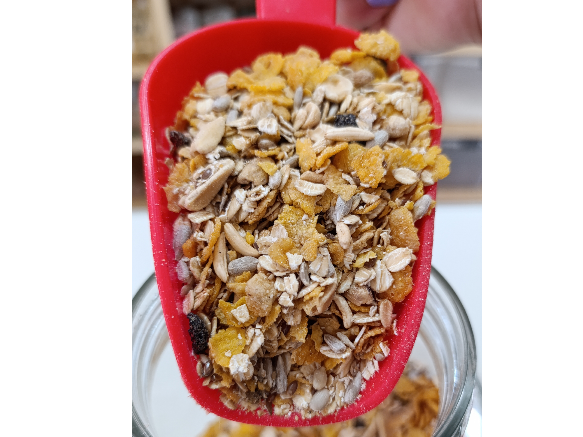 GRANOLA ENDULZADA CON STEVIA