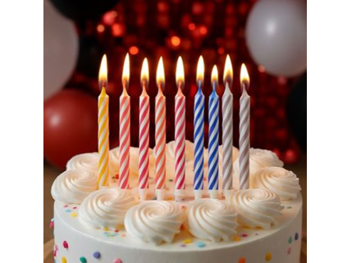 VELAS DE CUMPLEAÑOS CHICAS