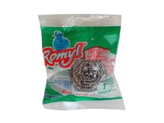 ESPONJA DE ACERO CHICA ROMYL