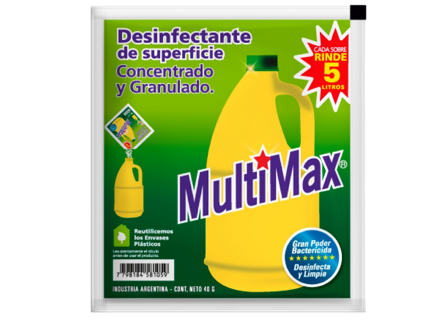 LAVANDINA MULTIMAX SOBRE