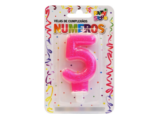 VELAS DE CUMPLEAÑOS NÚMEROS