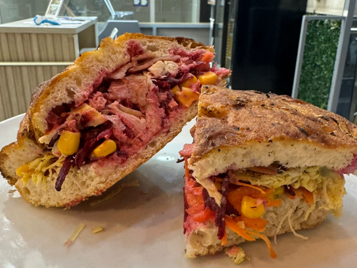 Focaccia + bebida