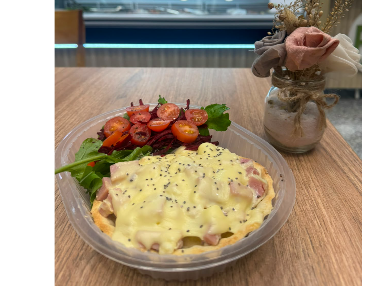 Tarta de jamon, queso y huevo de Pana saludable