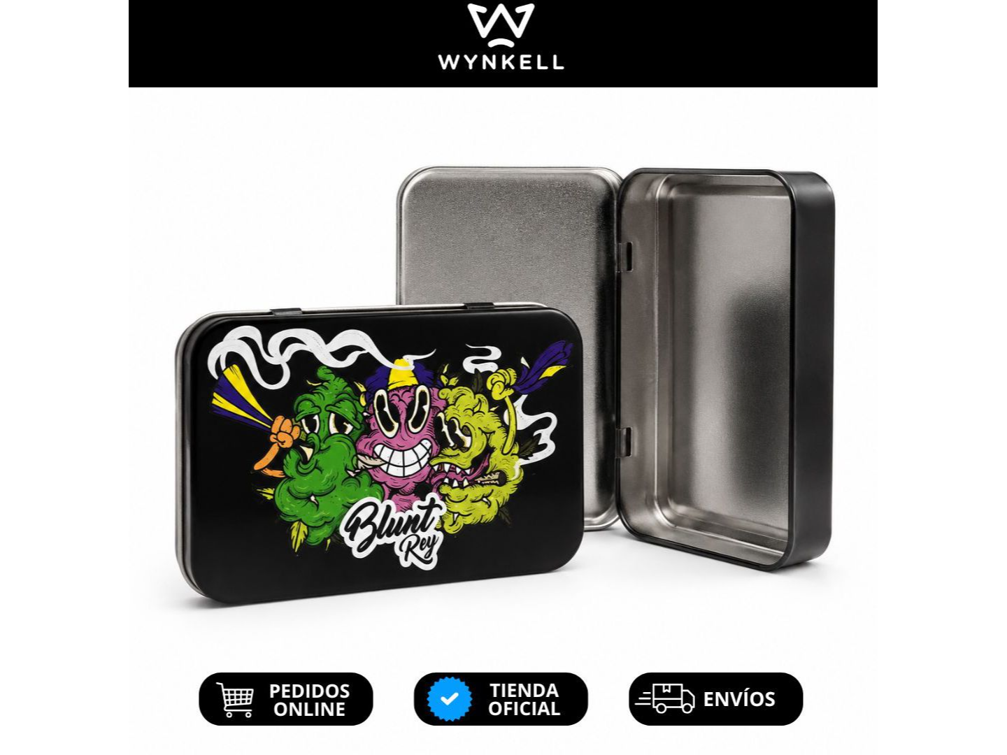 Porta Tabaco Metal Blunt Rey Grande