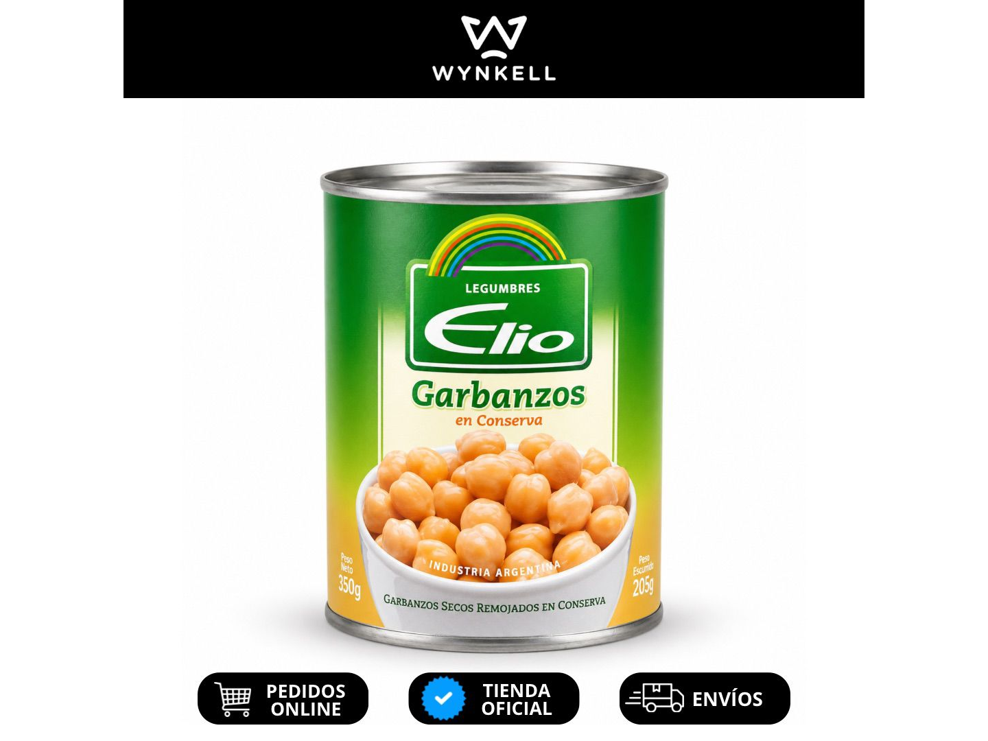 Garbanzos Elio lata 323gr.