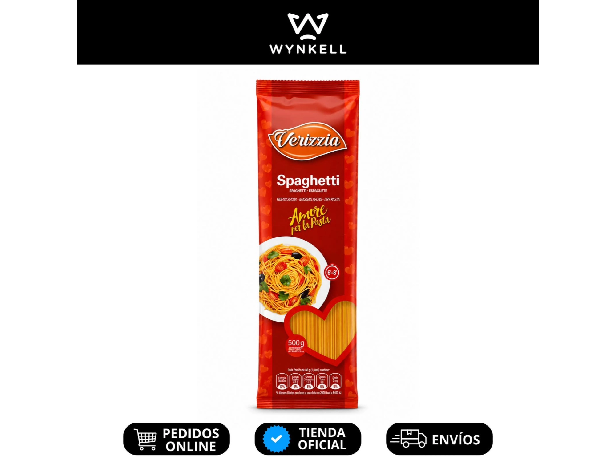 Fideo Verizzia Spaghetti 500g