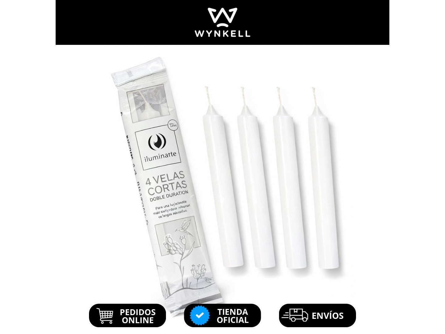 Velas x4 Unidades