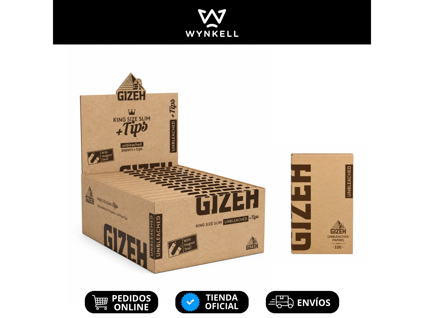 Gizeh Magnet Organico x100u