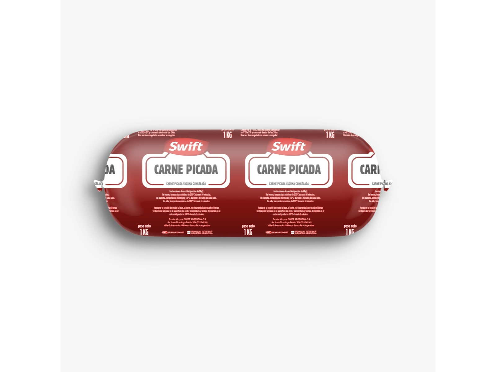 CARNE PICADA CONGELADA  SWIFT