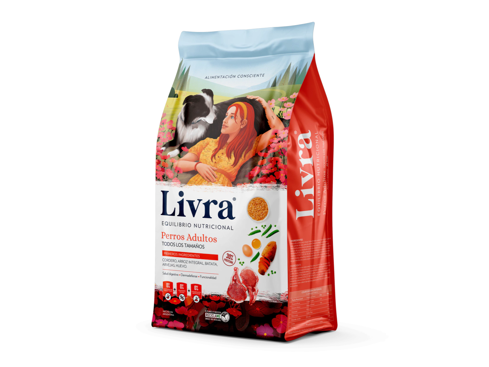 LIVRA CORDERO Y ARROZ SUELTO - 30% DE PROT