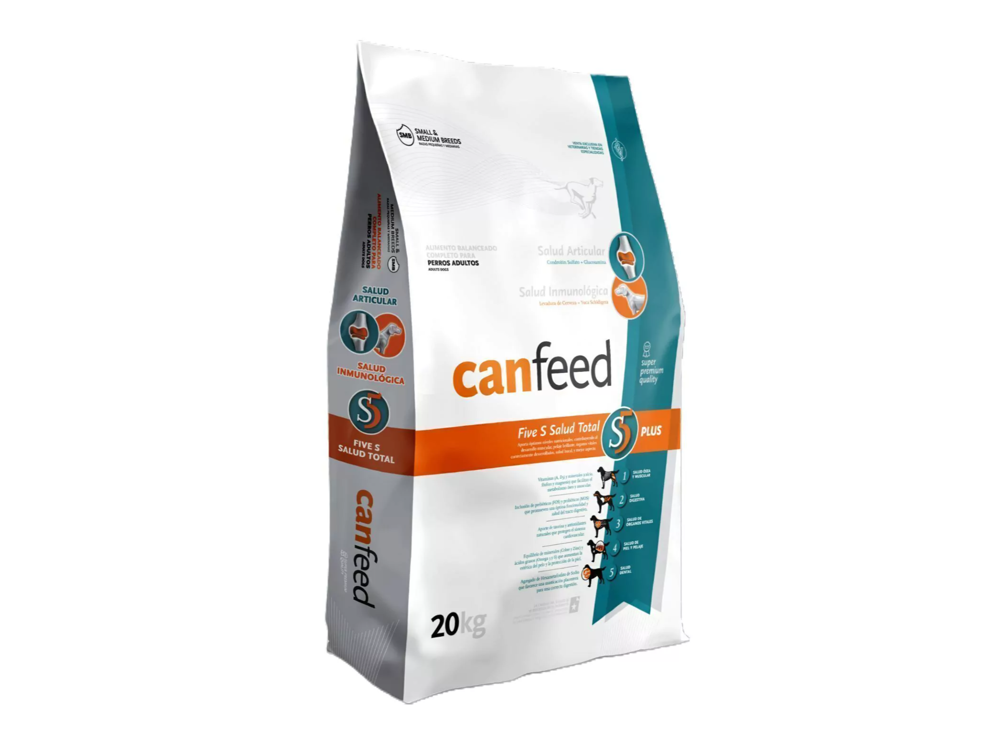 CANFEED ADULTO MEDIANO Y PEQUEÑO SUELTO -28% DE PROT.