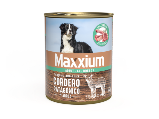 ALIM. HUMEDO MAXXIUM DOG CORDERO 340GR