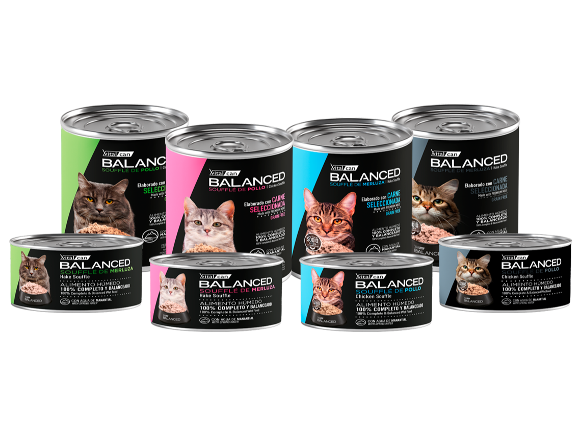 ALIMENTO HUMEDO GATO VITAL CAN BALANCED 340GR - LATA GRANDE
