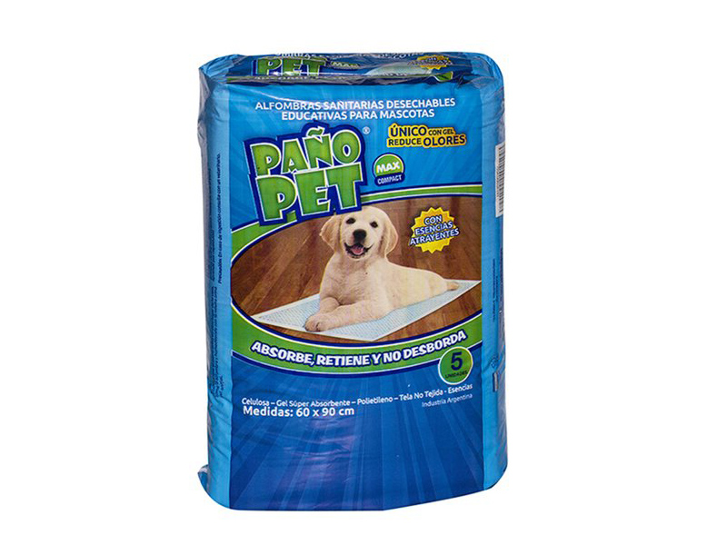 PañoPet Alfombra Sanitaria Repuesto 60x90cm. x5un.