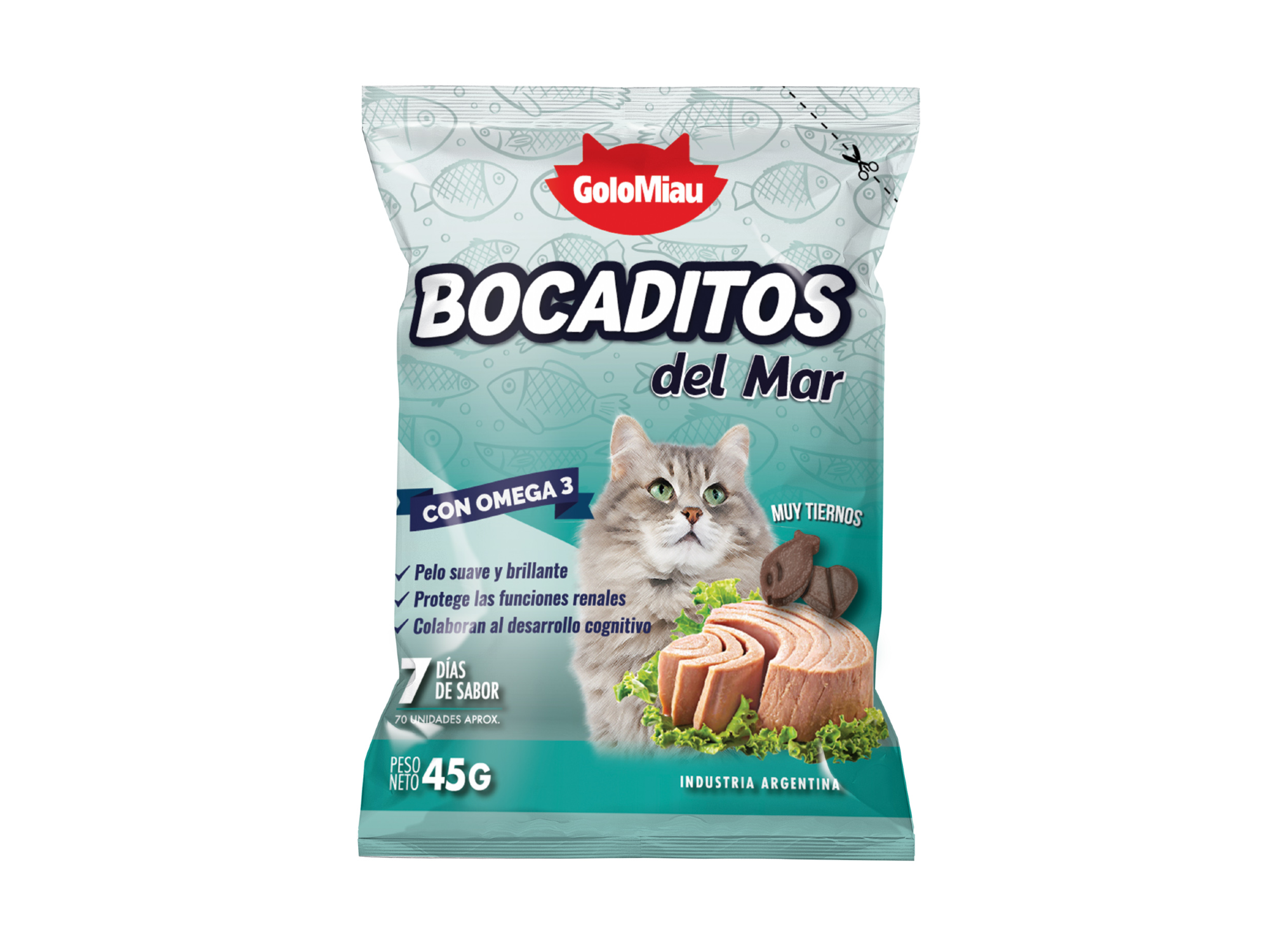 Golomiau Bocaditos x45g. Del Mar