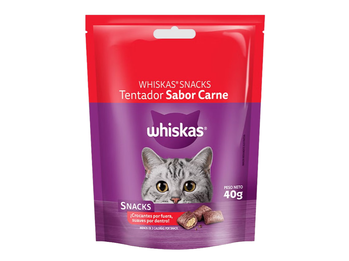 Whiskas Snack Tentador 40g. Carne