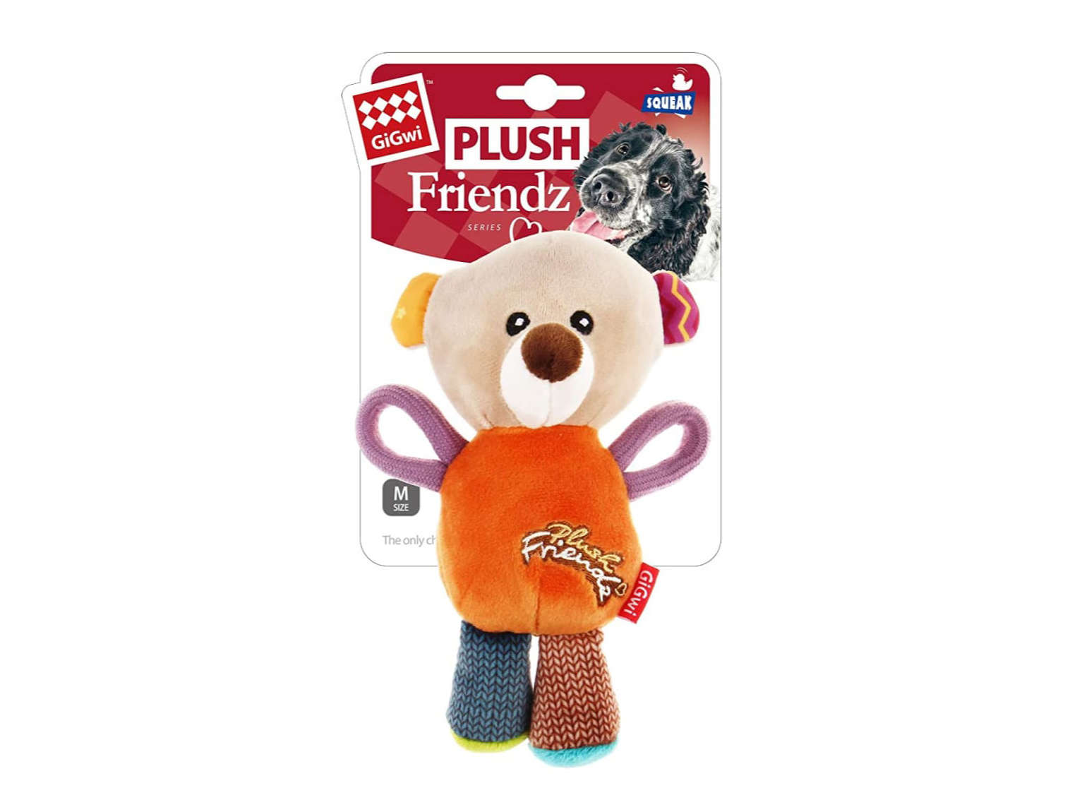 Gigwi Plush Friendz Bear con Chifle