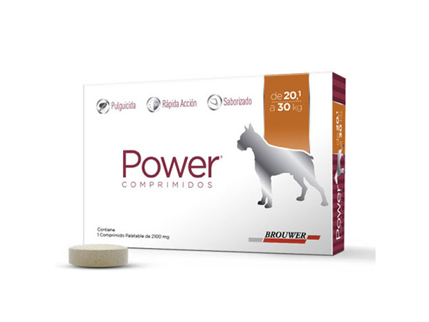 Power Comprimidos - Perros 20.1kg. a 30kg.