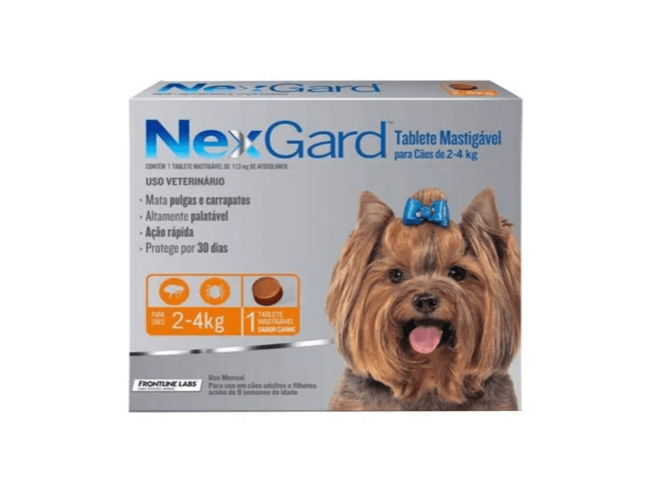 Nexgard Comprimidos 2 a 4kg.