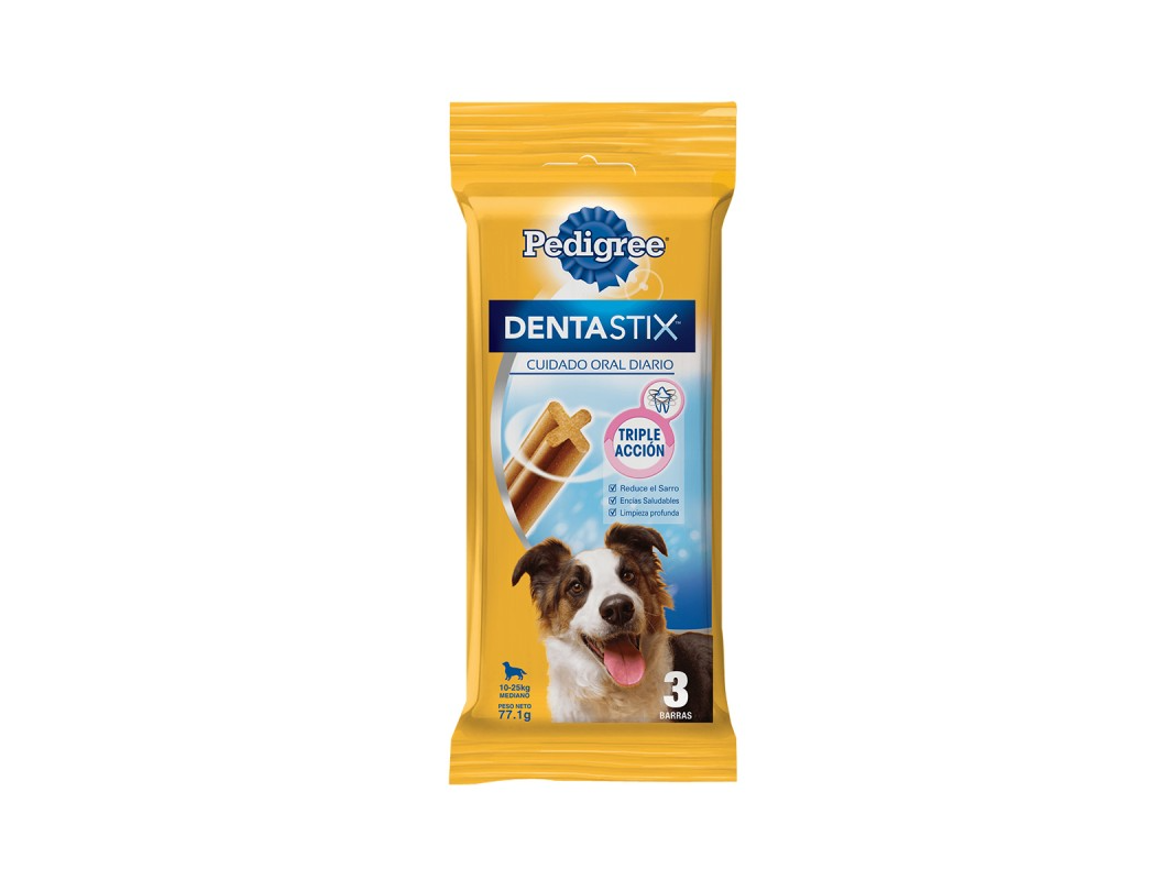 Pedigree Dentastix Razas Medianas x3un.