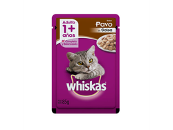 Whiskas Pouch Adultos Pavo Salsa x85.