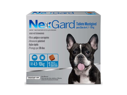 Nexgard Comprimidos 4 a 10kg.