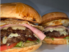 2 Burger Doble con papas y dip