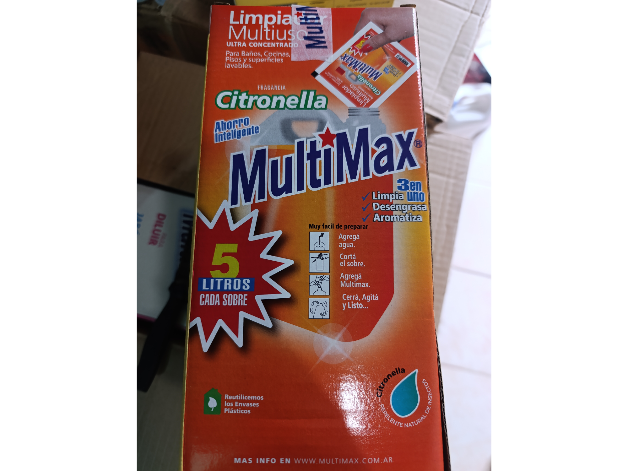 SACHET DESODORANTE PISO CONCENTRADO MULTIMAX