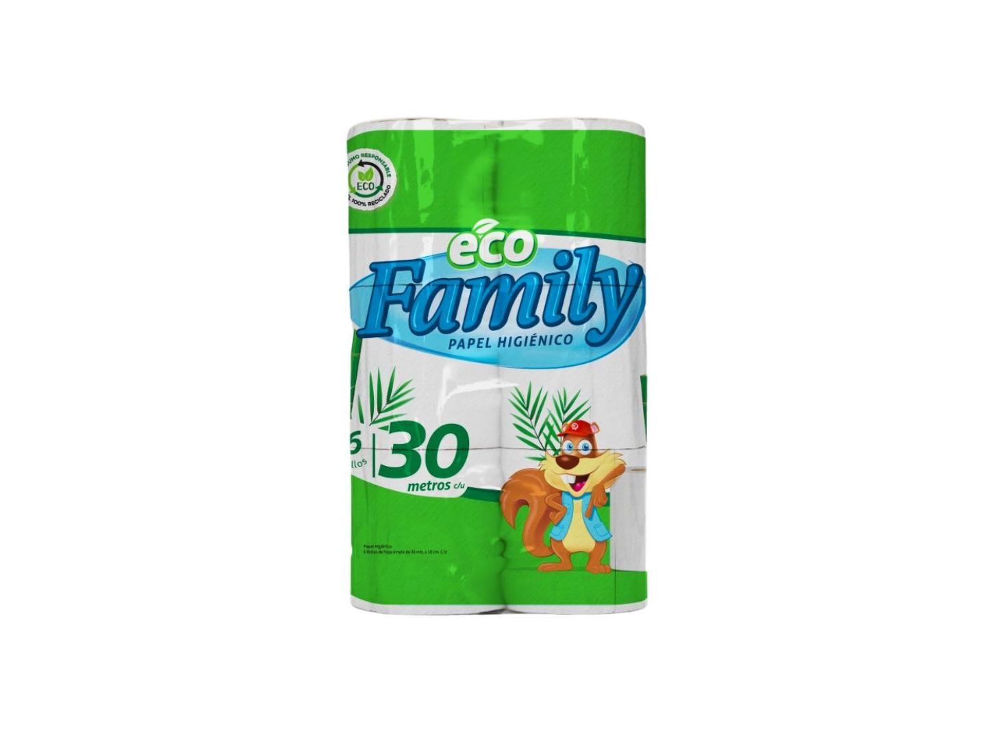 PAPEL HIGIENICO BLANCO FAMILY X 6