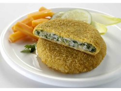 Medallones de merluza con espinaca