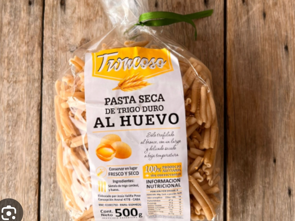 Fideos Troncoso  al huevo