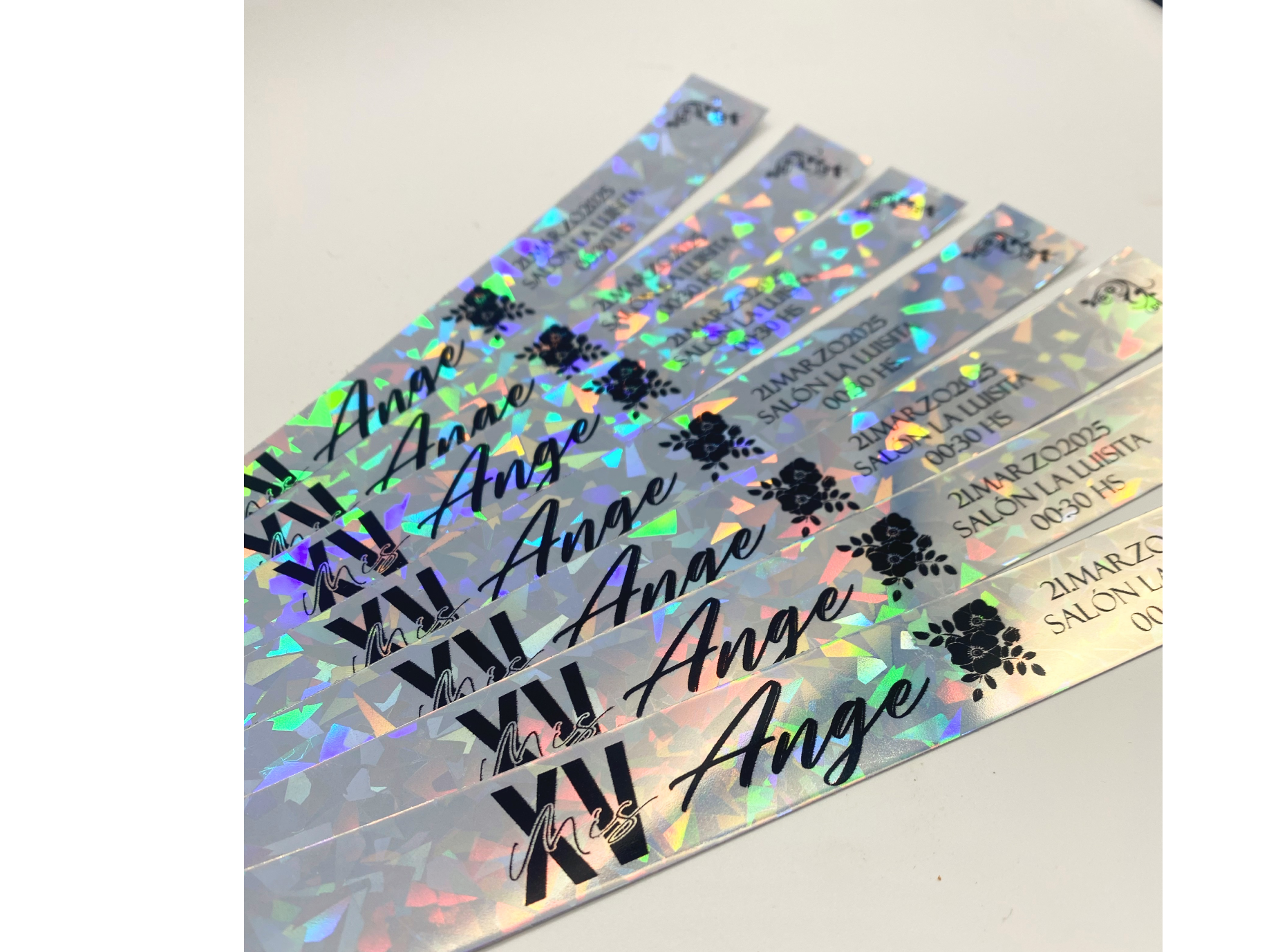 Pulseras holograficas