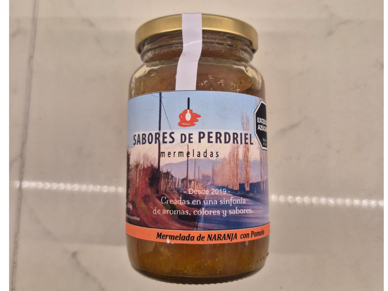 Mermelada de naranja y pomelo Sabores de Perdriel x 450 gr