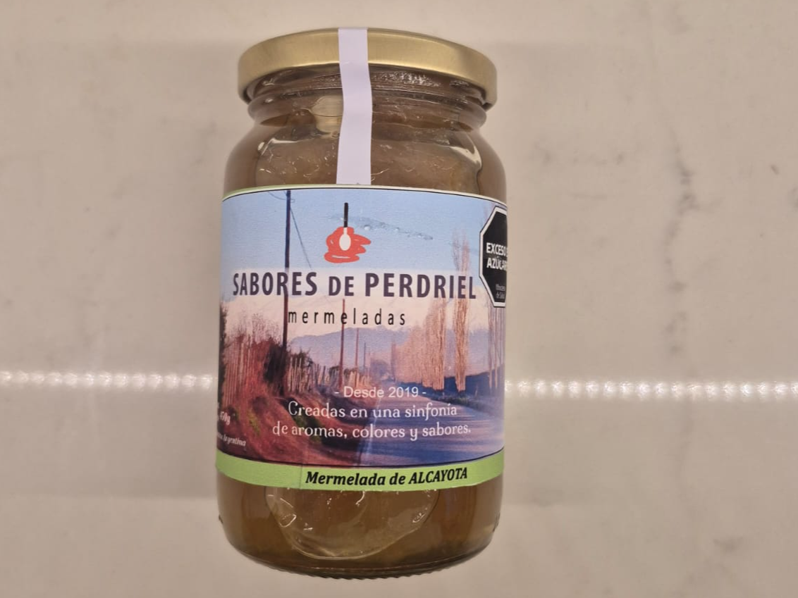 Mermelada de alcayota Sabores de Perdriel, x 450 gr