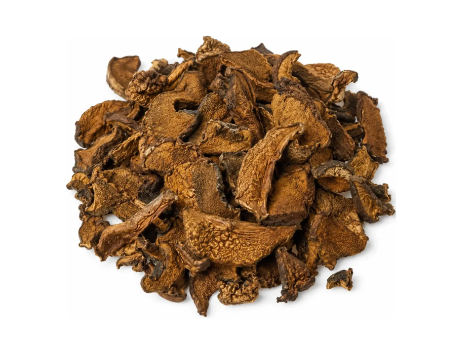 Hongo de pino (boletus) desecado