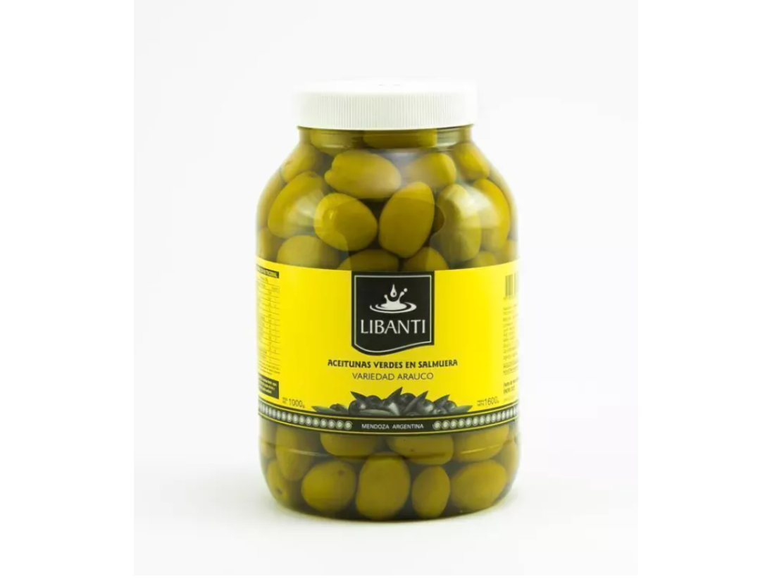 Aceitunas verdes en salmuera "Libanti" x 1 kg