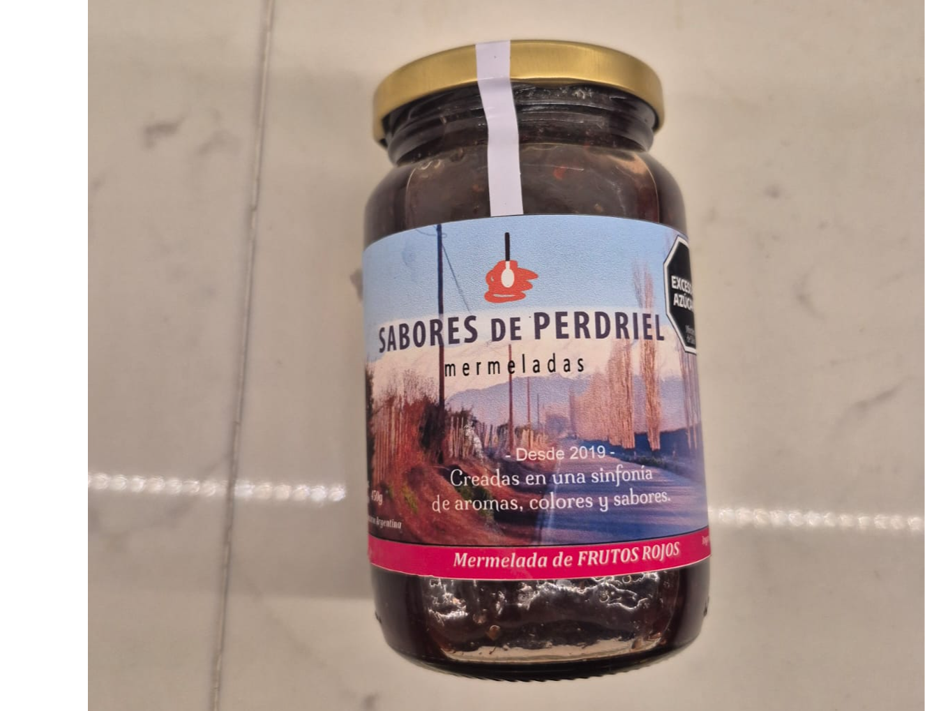 Mermelada de frutos rojos Sabores de Perdriel x 450 gr