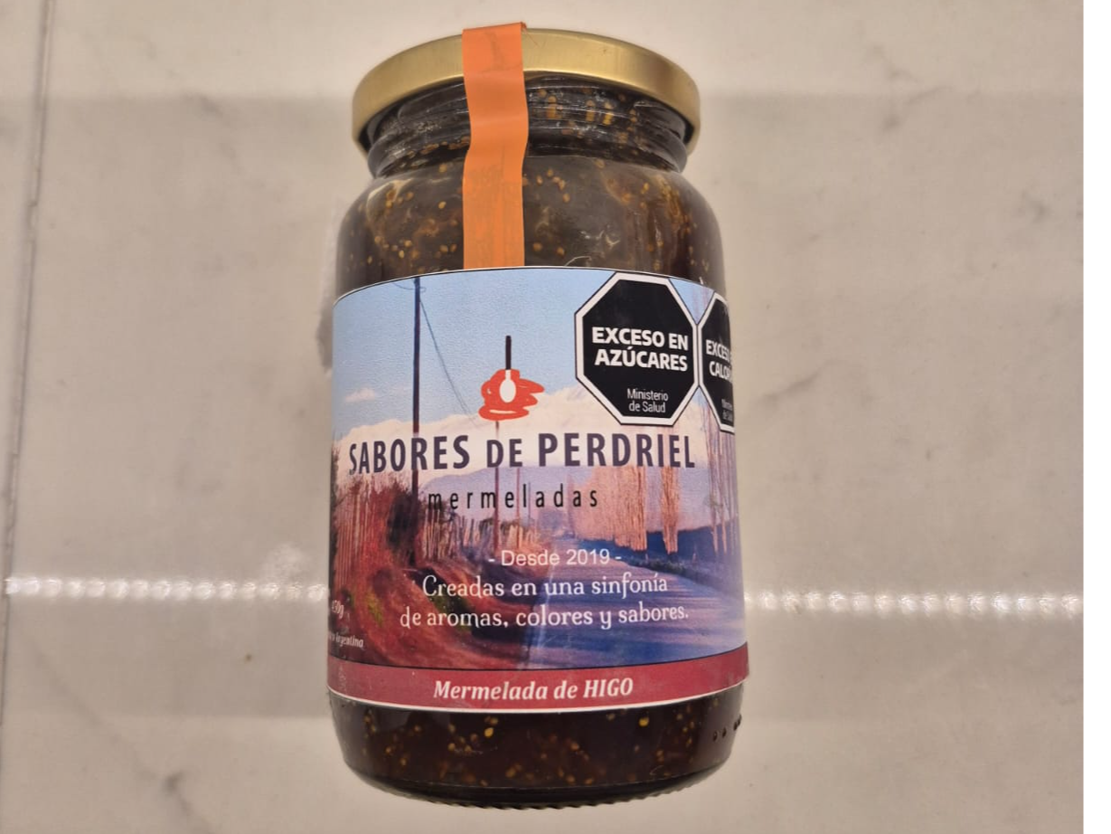 Mermelada de higo Sabores de Perdriel x 450 gr