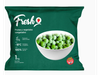 Arveja congelada IQF, bulto 10 x 1 kg.