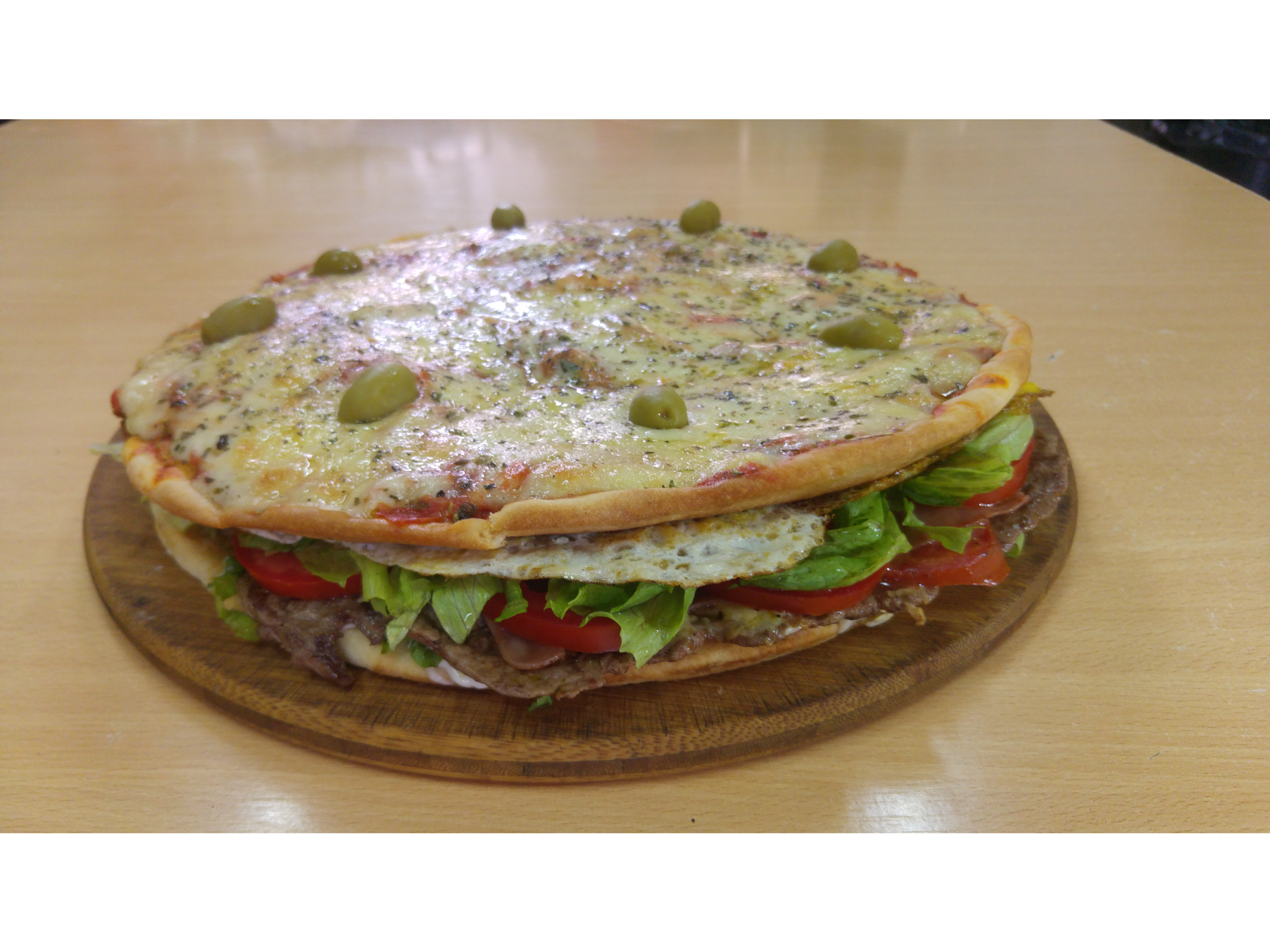 HAMBURPIZZA DE 8 PORCIONES